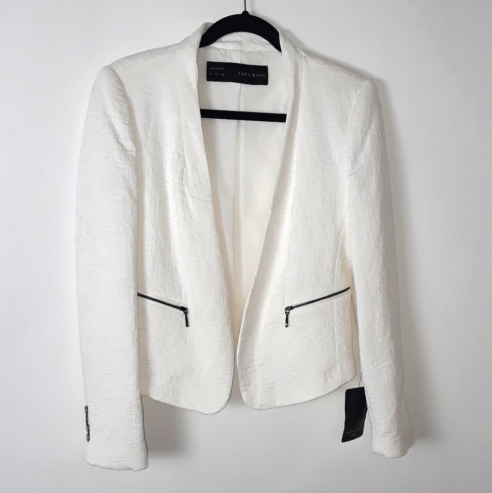 Zara Off-White Large Jacket | New With Tags